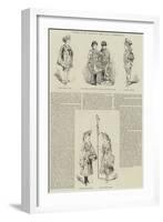 Sketches at the Lilliputian Fancy Fair at Knightsbridge-null-Framed Giclee Print