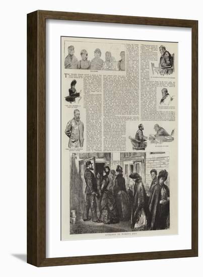 Sketches at the London Police-Courts-Charles Paul Renouard-Framed Giclee Print