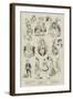 Sketches at the Lord Mayor's Juvenile Fancy-Dress Ball on Twelfth Night-null-Framed Giclee Print