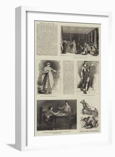 Sketches at the Lyceum-Francis S. Walker-Framed Giclee Print