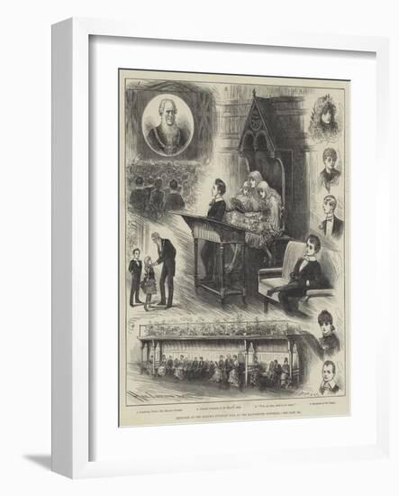 Sketches at the Mayor's Juvenile Ball at the Manchester Townhall-Henry Stephen Ludlow-Framed Giclee Print