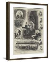 Sketches at the Mayor's Juvenile Ball at the Manchester Townhall-Henry Stephen Ludlow-Framed Giclee Print