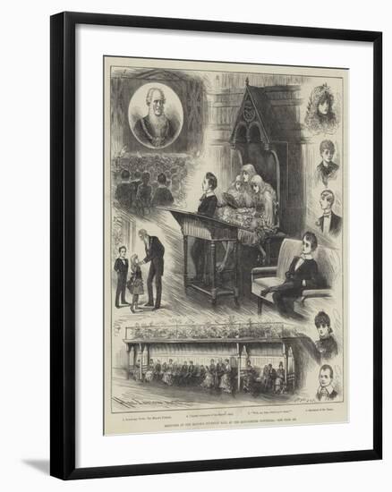 Sketches at the Mayor's Juvenile Ball at the Manchester Townhall-Henry Stephen Ludlow-Framed Giclee Print