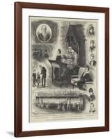 Sketches at the Mayor's Juvenile Ball at the Manchester Townhall-Henry Stephen Ludlow-Framed Giclee Print