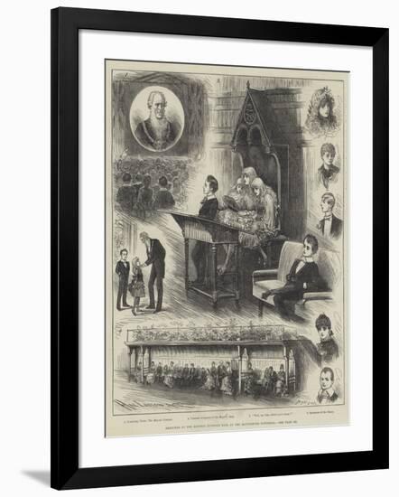 Sketches at the Mayor's Juvenile Ball at the Manchester Townhall-Henry Stephen Ludlow-Framed Giclee Print