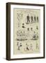 Sketches at the Meeting of the London Athletic Club at Lillie Bridge, 29 May 1876-null-Framed Giclee Print