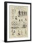 Sketches at the Meeting of the London Athletic Club at Lillie Bridge, 29 May 1876-null-Framed Giclee Print