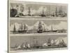 Sketches at the Naval Review at Spithead-William Edward Atkins-Stretched Canvas