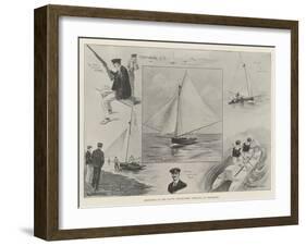 Sketches at the Naval Volunteers' Regatta at Brighton-Ralph Cleaver-Framed Giclee Print