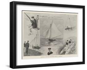 Sketches at the Naval Volunteers' Regatta at Brighton-Ralph Cleaver-Framed Giclee Print