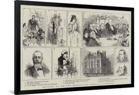 Sketches at the New Homoeopathic Hospital, Liverpool-null-Framed Giclee Print