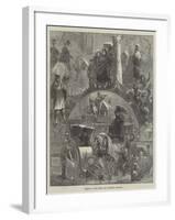 Sketches at the Oxford and Cambridge Boat-Race-Felix Regamey-Framed Giclee Print