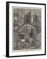 Sketches at the Oxford and Cambridge Boat-Race-Felix Regamey-Framed Giclee Print