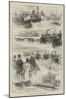 Sketches at the Oxford and Cambridge Boat-Race-Charles Robinson-Mounted Giclee Print