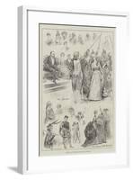 Sketches at the Painters' Masque, Royal Institute-Henry Stephen Ludlow-Framed Giclee Print