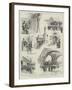 Sketches at the Paris Exhibition-null-Framed Giclee Print