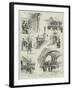 Sketches at the Paris Exhibition-null-Framed Giclee Print