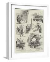 Sketches at the Paris Exhibition-null-Framed Giclee Print