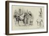 Sketches at the Performance at Wulff's Circus-null-Framed Giclee Print