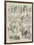 Sketches at the Polo Pony Race at Hurlingham-Alfred Courbould-Framed Giclee Print