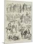 Sketches at the Polo Pony Race at Hurlingham-Alfred Courbould-Mounted Giclee Print