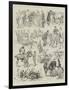 Sketches at the Polo Pony Race at Hurlingham-Alfred Courbould-Framed Giclee Print