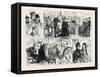 Sketches at the Presentation of Address to the King of Greece by the Corporation of London 1880-null-Framed Stretched Canvas