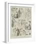 Sketches at the Rehearsal of the Greek Play The Tale of Troy-Alfred Courbould-Framed Giclee Print