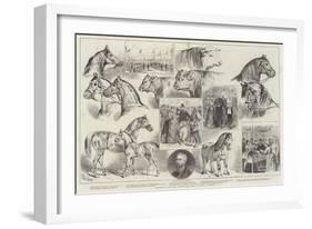 Sketches at the Royal Agricultural Society's Meeting at Norwich-Samuel John Carter-Framed Giclee Print