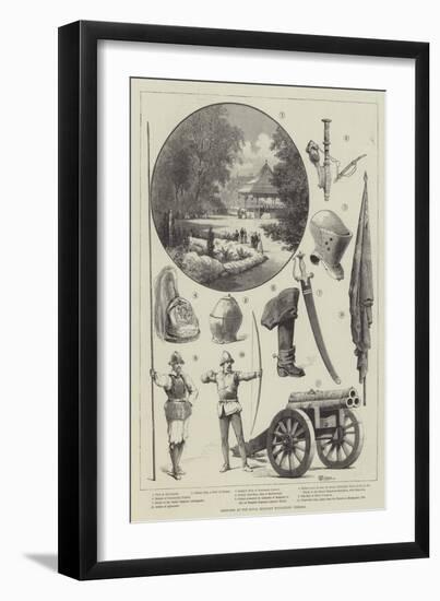 Sketches at the Royal Military Exhibition, Chelsea-Thomas Harrington Wilson-Framed Giclee Print