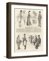 Sketches at the Royal Military Exhibition-William Douglas Almond-Framed Giclee Print