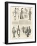 Sketches at the Royal Military Exhibition-William Douglas Almond-Framed Giclee Print