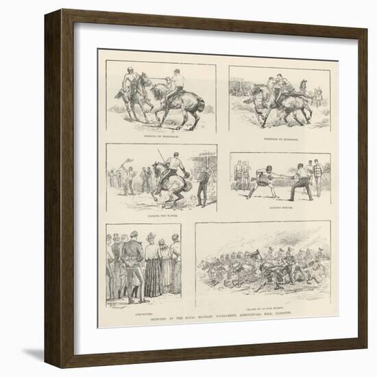 Sketches at the Royal Military Tournament, Agricultural Hall, Islington-Evelyn Stuart Hardy-Framed Giclee Print