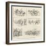 Sketches at the Royal Military Tournament, Agricultural Hall, Islington-Evelyn Stuart Hardy-Framed Giclee Print