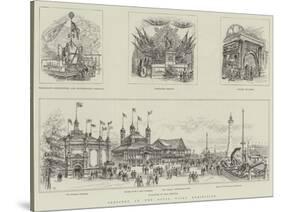 Sketches at the Royal Naval Exhibition-Frank Watkins-Stretched Canvas