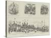 Sketches at the Royal Naval Exhibition-Frank Watkins-Stretched Canvas