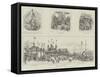 Sketches at the Royal Naval Exhibition-Frank Watkins-Framed Stretched Canvas