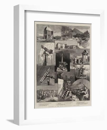 Sketches at the Royal Observatory, Cape Town-null-Framed Giclee Print