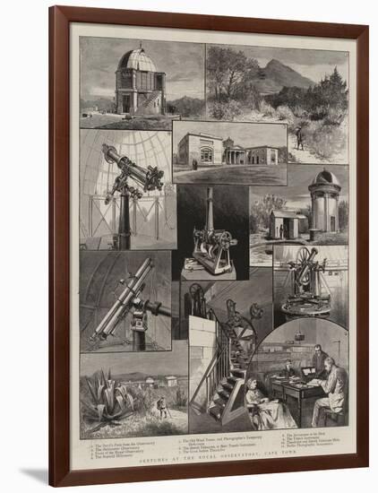 Sketches at the Royal Observatory, Cape Town-null-Framed Giclee Print