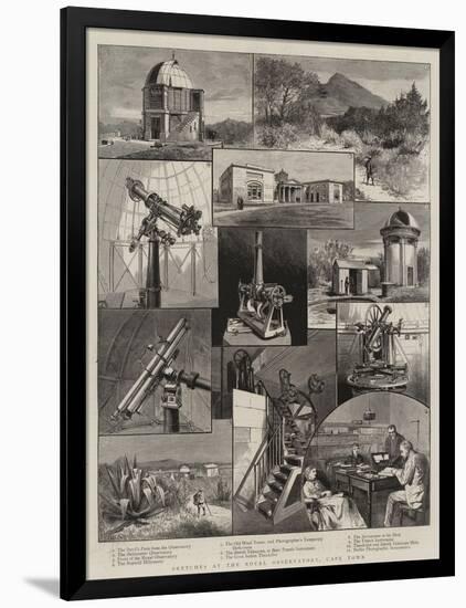 Sketches at the Royal Observatory, Cape Town-null-Framed Giclee Print
