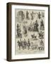 Sketches at the Royal Review on Saturday Last-Alfred Courbould-Framed Giclee Print