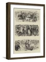 Sketches at the Show, Cattle-Godefroy Durand-Framed Giclee Print