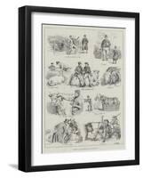 Sketches at the Smithfield Club Cattle Show-S.t. Dadd-Framed Giclee Print