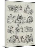 Sketches at the Smithfield Club Cattle Show-S.t. Dadd-Mounted Giclee Print