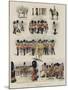 Sketches at the Trooping of the Colour-null-Mounted Giclee Print