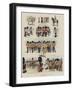 Sketches at the Trooping of the Colour-null-Framed Giclee Print