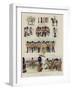 Sketches at the Trooping of the Colour-null-Framed Giclee Print