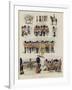 Sketches at the Trooping of the Colour-null-Framed Giclee Print