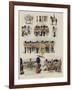 Sketches at the Trooping of the Colour-null-Framed Giclee Print