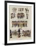 Sketches at the Trooping of the Colour-null-Framed Giclee Print